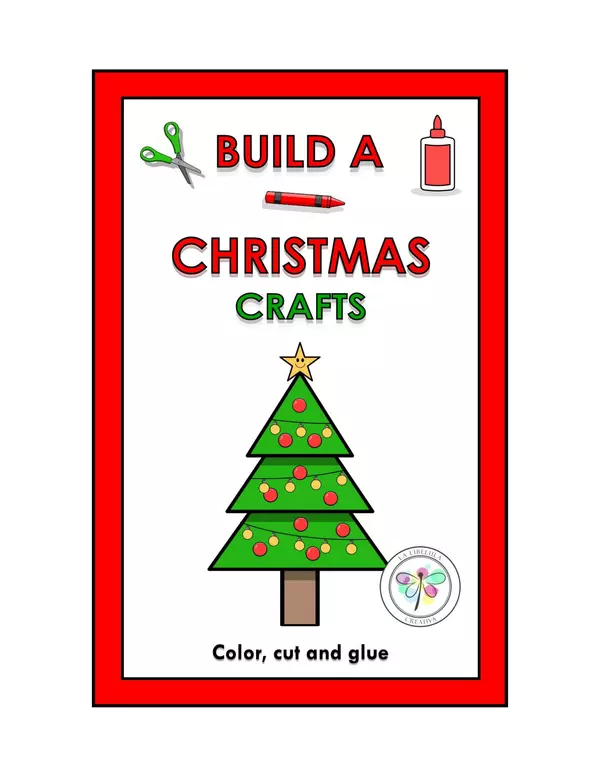 Build a Christmas Tree Craft Construye Arbolito Navidad