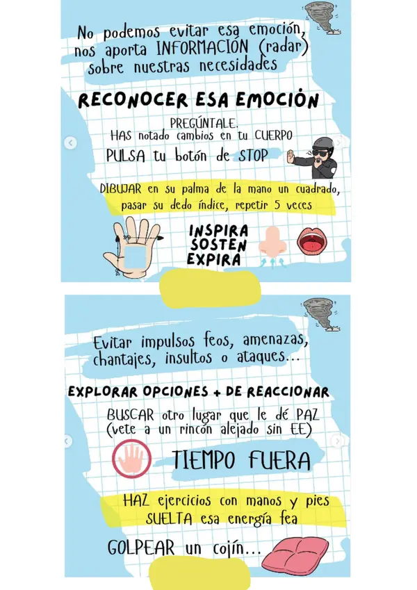 Regulación emocional – Manejo del enojo
