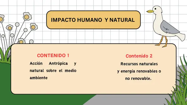 Unidad 4: Impacto en ecosistema y sustentabilidad 1°Medio 