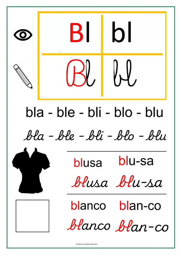 Conciencia Fonológica: Grupos Consonánticos Iniciales – Material Visual y de Segmentación