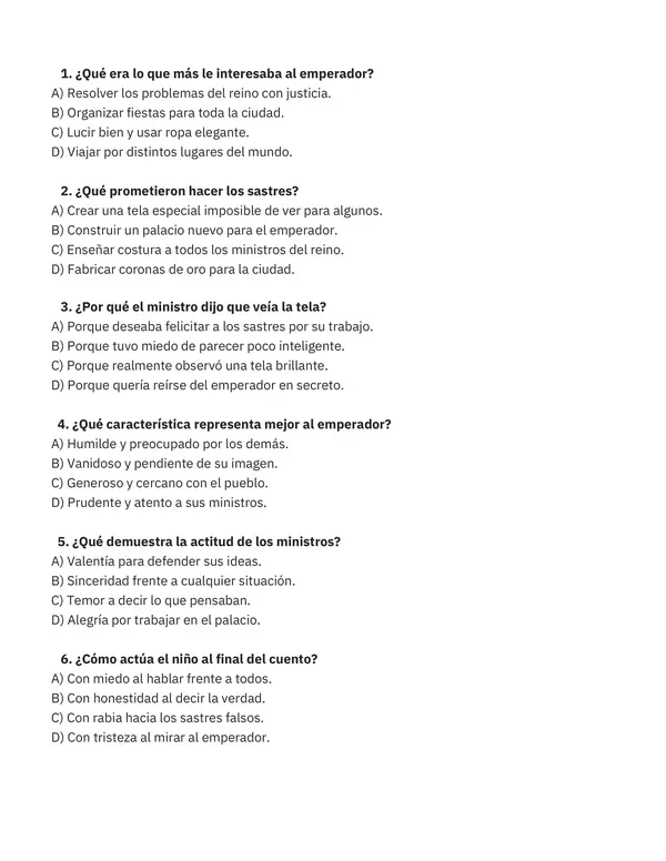 Guía: Acciones de los personajes