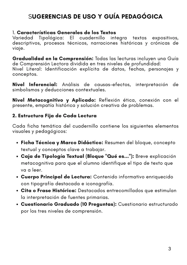 Proyecto Ecos del Nilo: Cuadernillo de Lecturas y Comprensión Lectora 