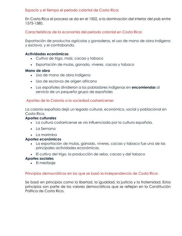 Resumen de Estudios Sociales para la Prueba Estandarizada MEP 2025