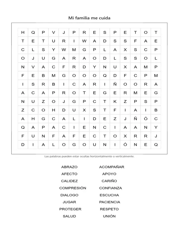 sopa de letras 