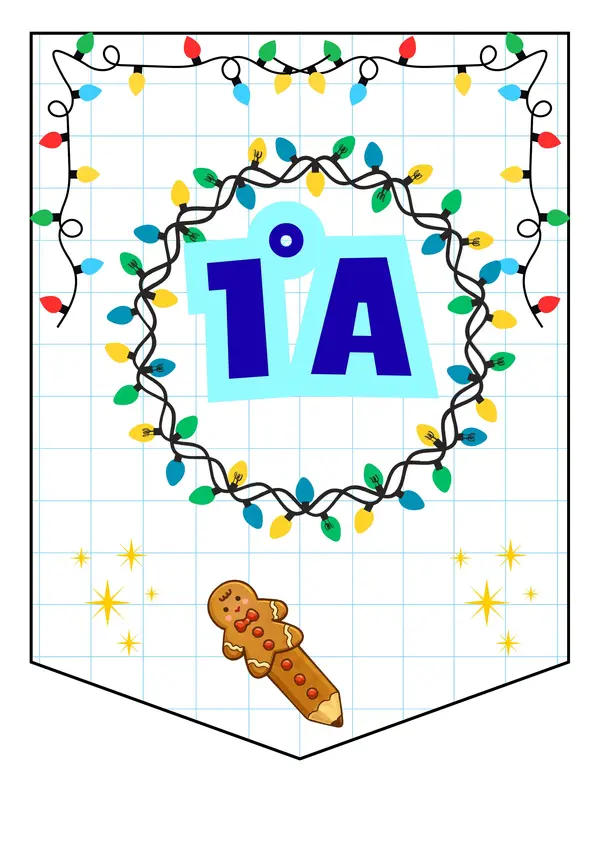 banderín navidad vacaciones.