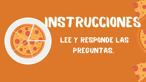 Cierre de clases: Pizza Fraccionada