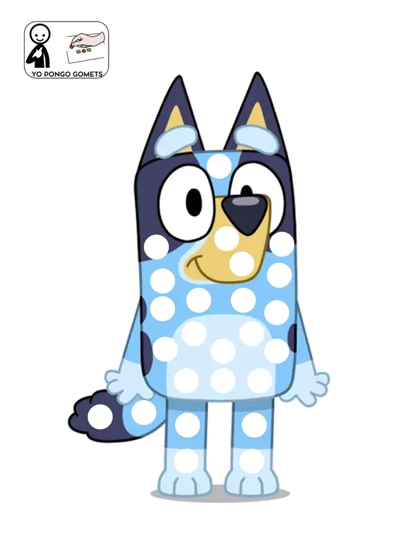 Libro de Gomets - BLUEY