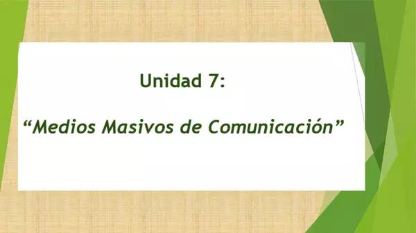 PRESENTACION MEDIOS DE COMUNICACION , OCTAVO BASICO , LENGUAJE