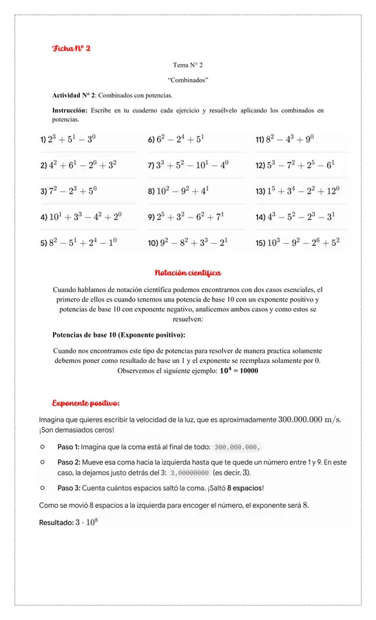 OA 3.- Potencias