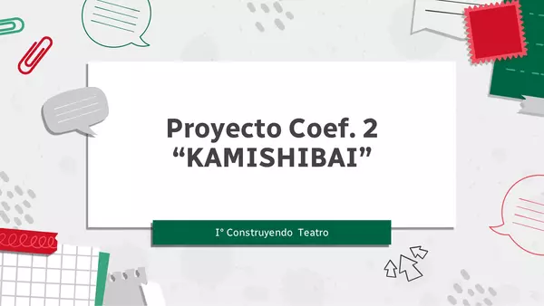 Proyecto Kamishibai: Clase introductoria al género