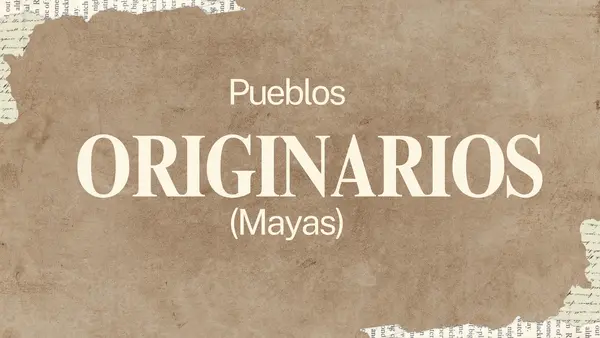 Presentación de los pueblos originarios ( mayas)