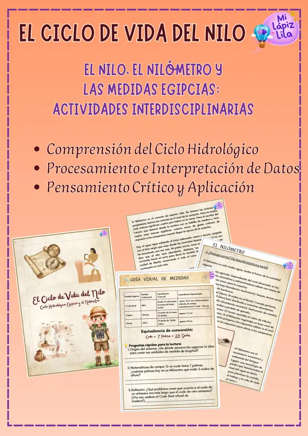 El Nilo, el Nilómetro y las Medidas Egipcias: Actividades Interdisciplinarias