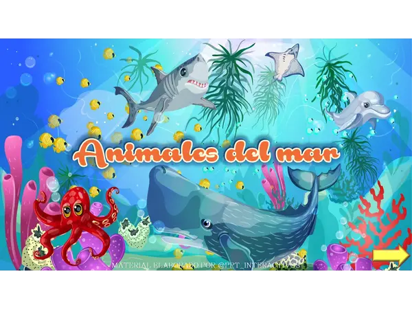 PPT: "ANIMALES DEL MAR"