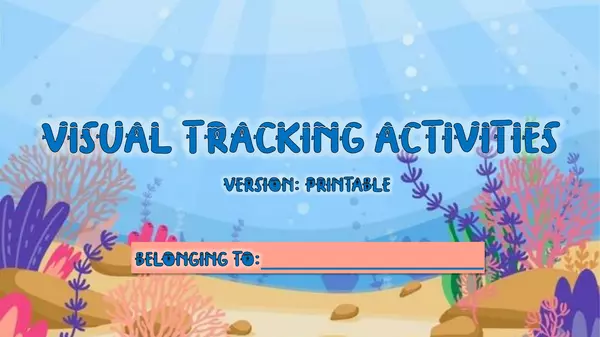 Visual Tracking Activities - Printable and Virtual