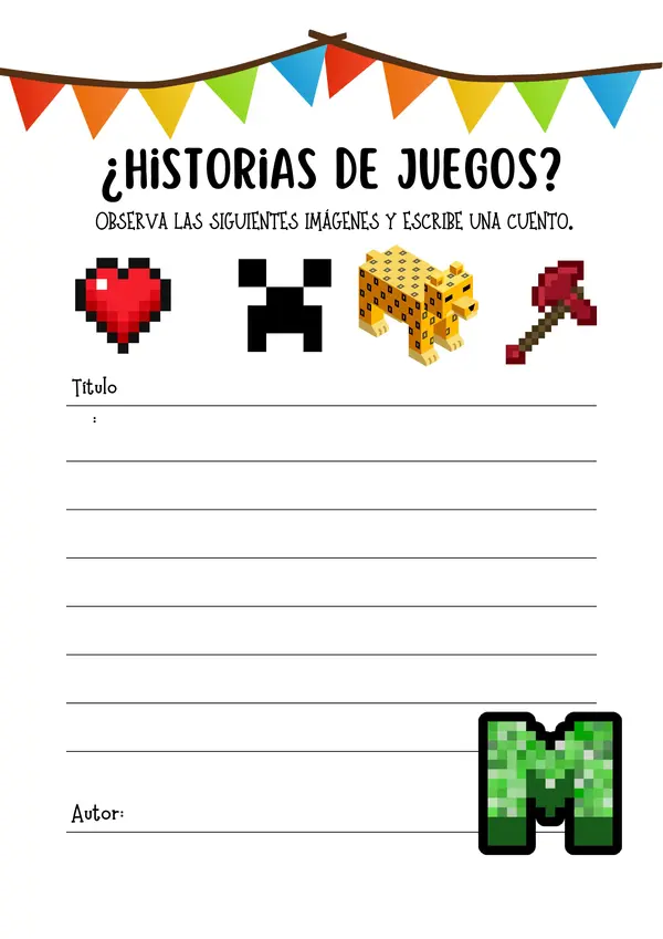 ¿Historias de juegos? Escrituras de cuentos