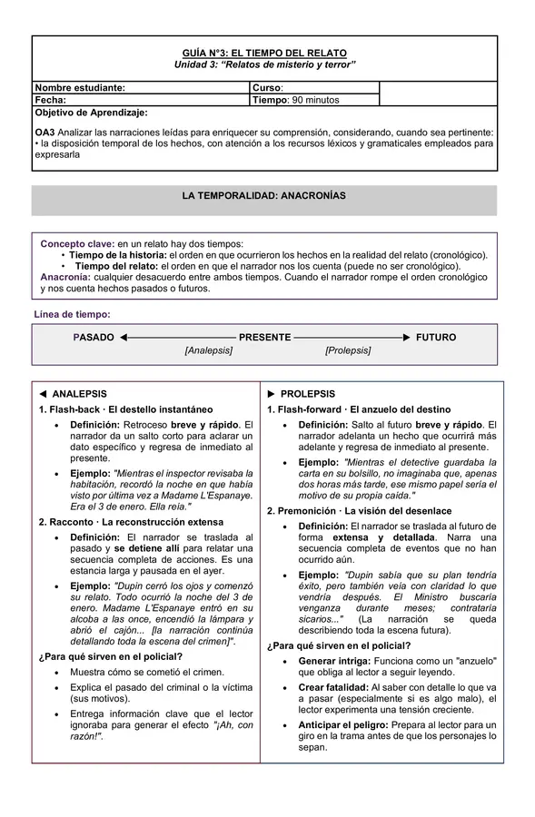 Temporalidad (género policial)
