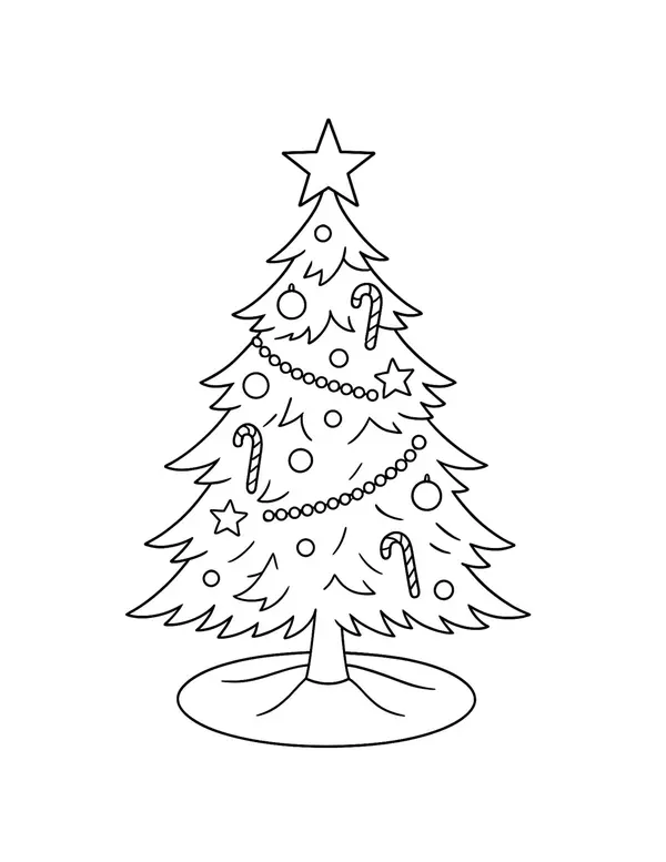 30 Dibujos navideños para colorear