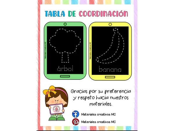 TABLAS DE COORDINACIÓN MOTORA FINA