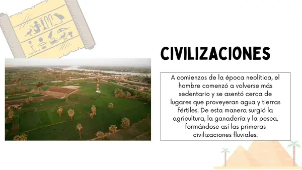 Las primeras civilizaciones – Presentación editable para 7° básico