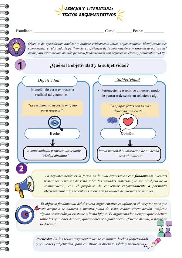 Textos  argumentativos