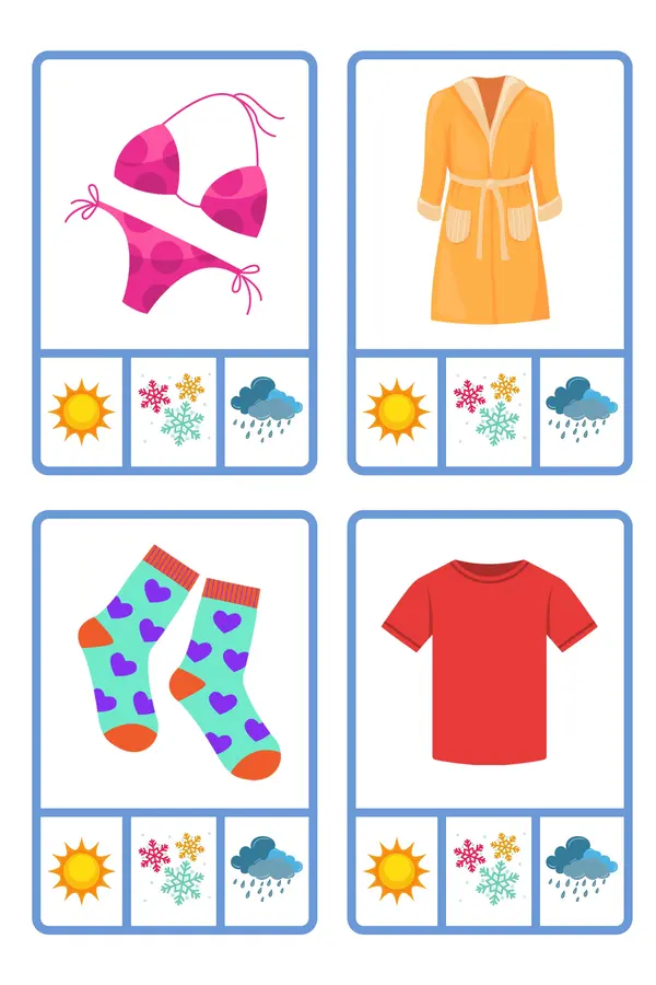 Ropa y estaciones del año