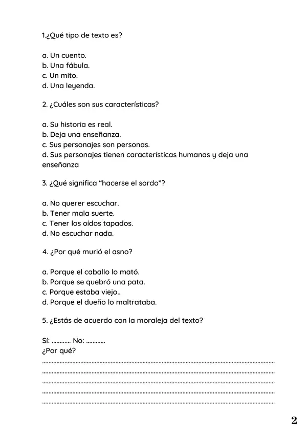 Ensayo de Lenguaje 4° Básico + Hoja de Respuestas y Pauta