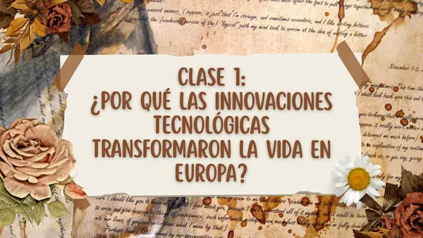 7° Innovaciones tecnológicas y crecimiento demográfico en la Edad Media