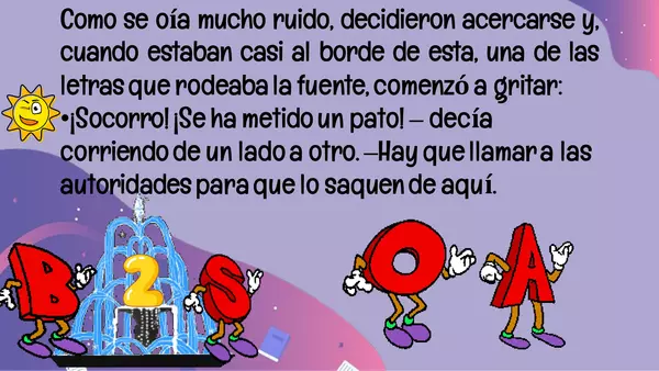 Comprensión lectora ¡Soy el número 2! ¡No soy un pato! 