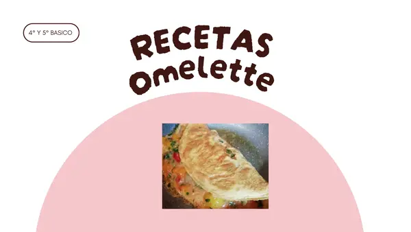 Receta de omelette 
