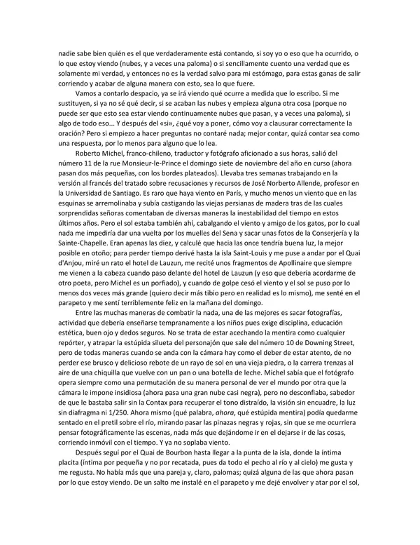GUIA "Las babas del diablo" de Julio Cortázar, lenguaje, cuarto medio