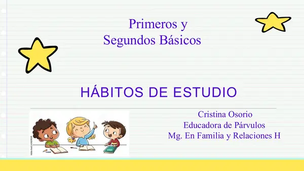 Taller para padres "Hábitos de estudio"