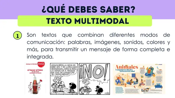 Interpretar textos multimodales