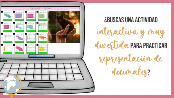 Representación de Decimales Rompecabezas Misterioso