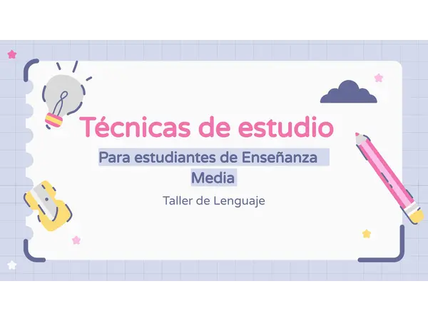 TÉCNICAS DE ESTUDIO