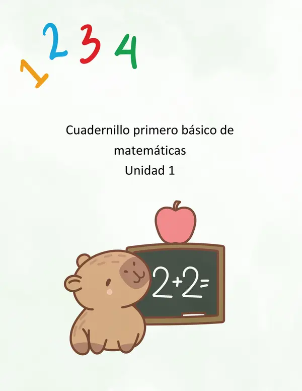 Cuarnillo de aplicación unidad 1 matemáticas primero básico 