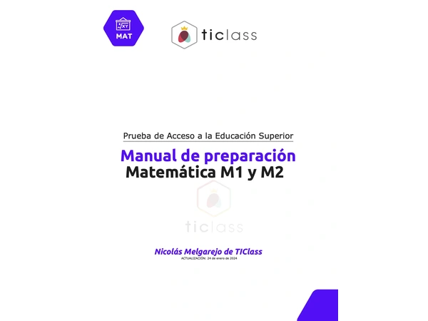 Manual de Preparación PAES - Matemática M1 y M2