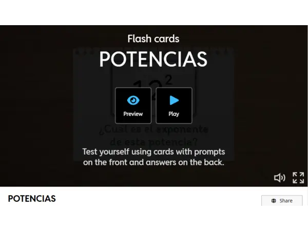 Juego de POTENCIAS