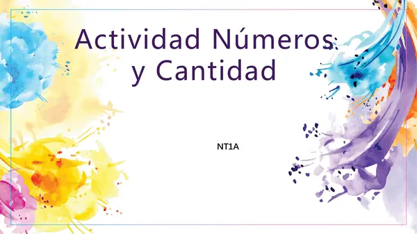Números y cantidad