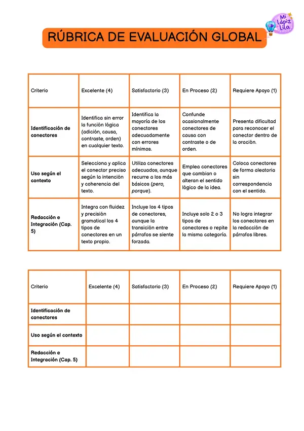 Cuadernillo de Conectores Textuales: Construyendo puentes entre tus ideas (2.º y 3.er Ciclo)