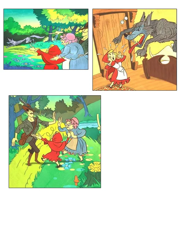 secuencia narrativa Caperucita roja