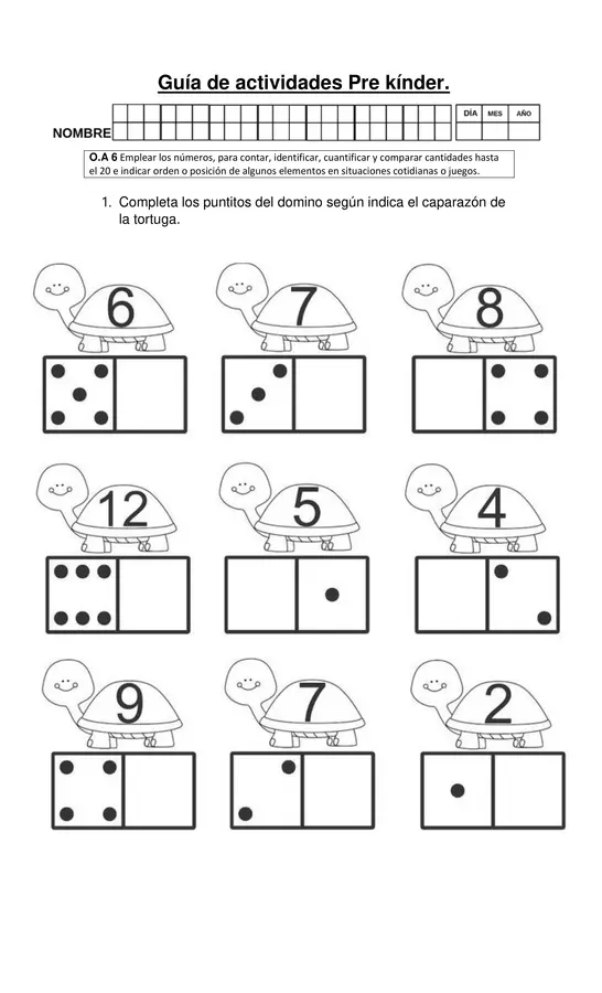 COMPLETA EL DOMINO
