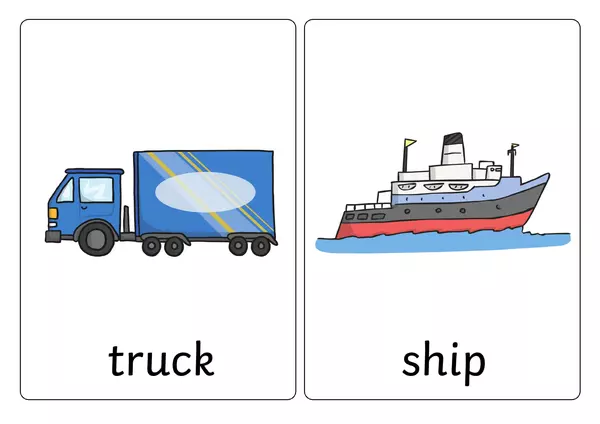 Flashcards: "Transportation"