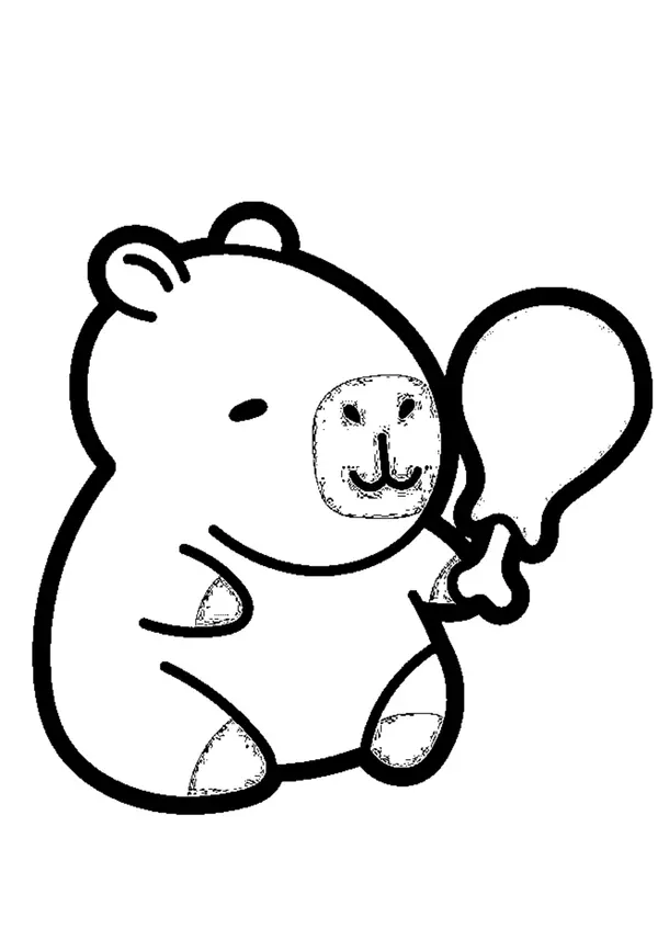 capibaras para colorear
