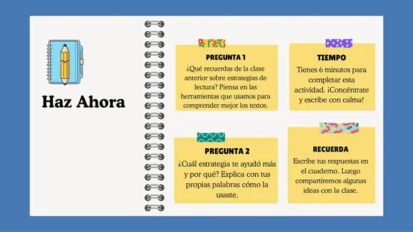 Estrategias de comprensión lectora (cuetnos sextos básicos)