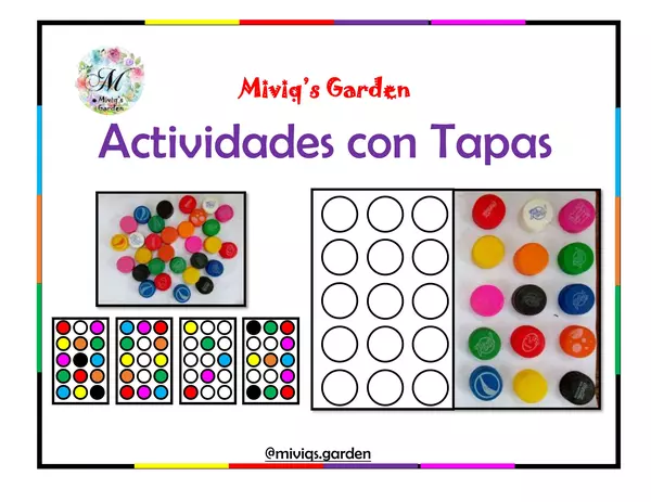 Actividad con Tapas (Cartas Patrón-Color)