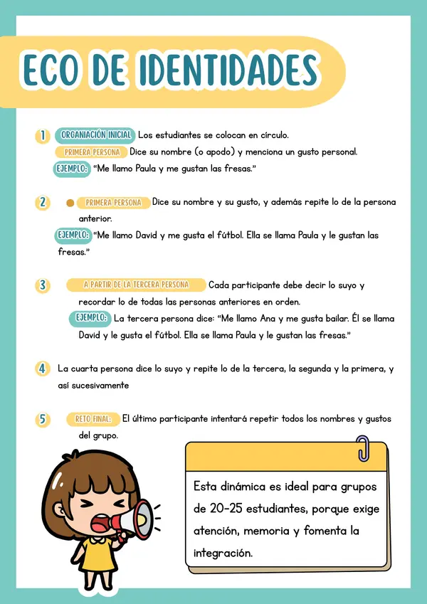 10 Dinámicas Novedosas Para Conocer A Tu Nuevo Grupo