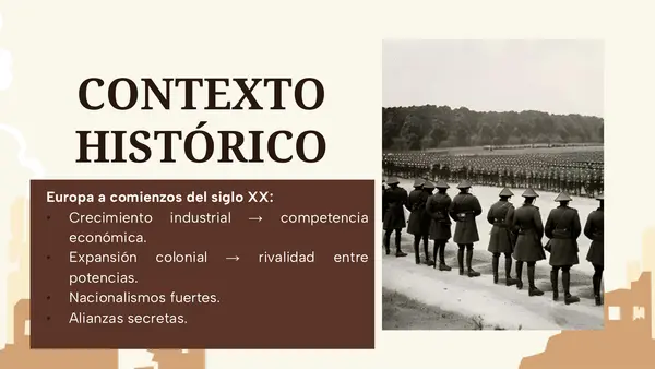 Repaso la Primera Guerra Mundial