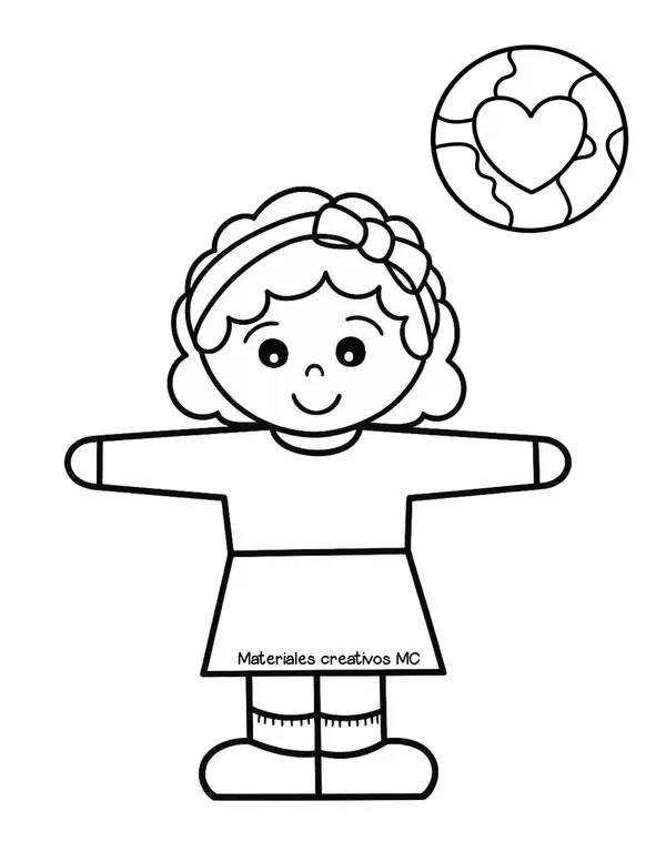 Manualidad del día de la Tierra (Niños)