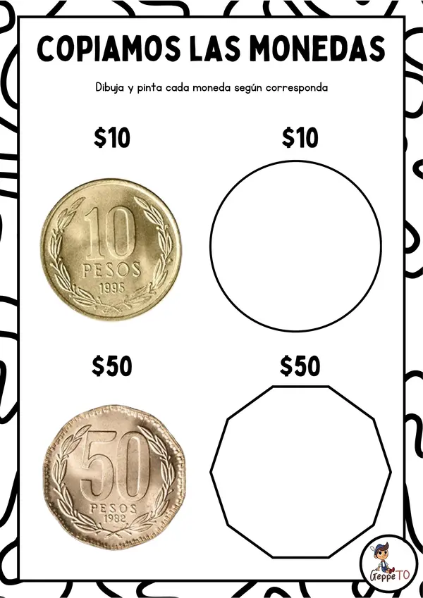 Cuadernillo uso de dinero (monedas)