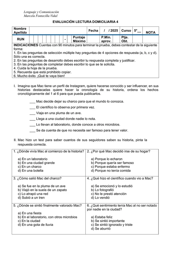 Evaluacion Mac el microbio desconocido (creación redes sociales)
